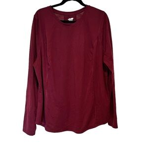 Plum Long Sleeve Active Top